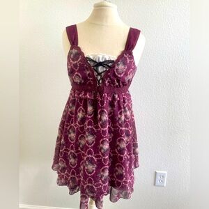 Axes Femme plum/maroon Jfashion Lolita Dress